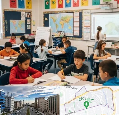 مدرسه دو زبانه در سعادت آباد 