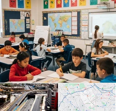 مدرسه دو زبانه در ستارخان شیراز 