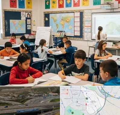 مدرسه دو زبانه در یاغچیان تبریز 