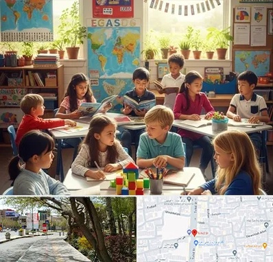 دبستان دو زبانه در خیابان توحید اصفهان 