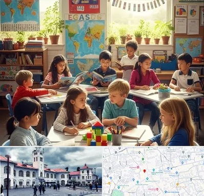 دبستان دو زبانه در میدان شهرداری رشت 