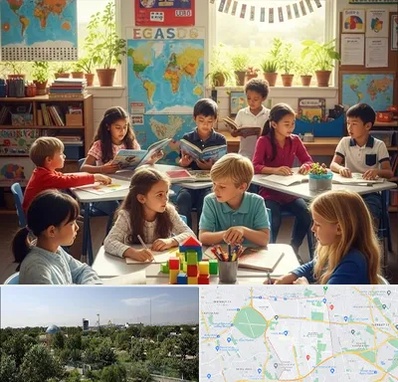 دبستان دو زبانه در منطقه 16 تهران 