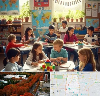 دبستان دو زبانه در منطقه 6 تهران 