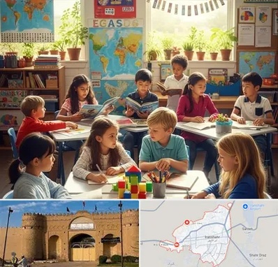 دبستان دو زبانه در ایرانشهر
