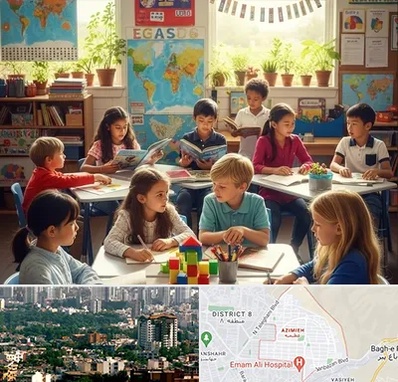 دبستان دو زبانه در عظیمیه کرج 