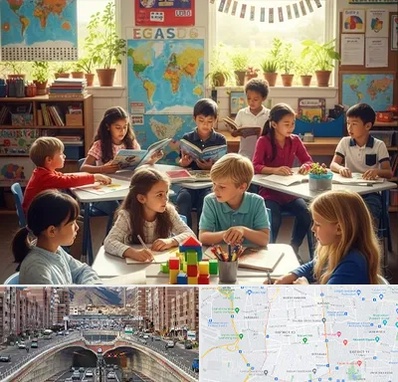 دبستان دو زبانه در منطقه 10 تهران 