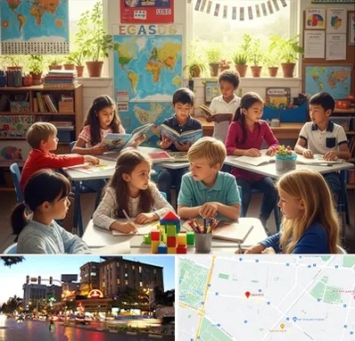 دبستان دو زبانه در بلوار سجاد مشهد 