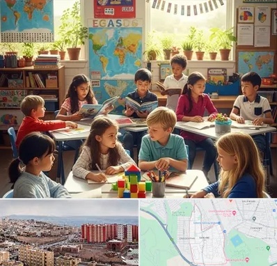 دبستان دو زبانه در سهند تبریز 