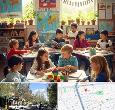 دبستان دو زبانه در کوی فیروز تبریز 