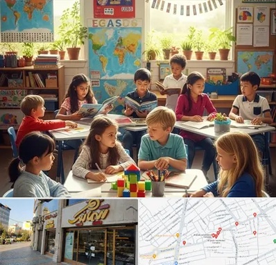 دبستان دو زبانه در عطاران قم 