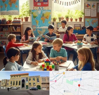 دبستان دو زبانه در زنبیل آباد قم 