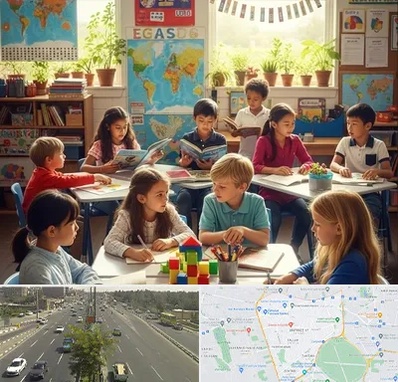 دبستان دو زبانه در منطقه 17 تهران 