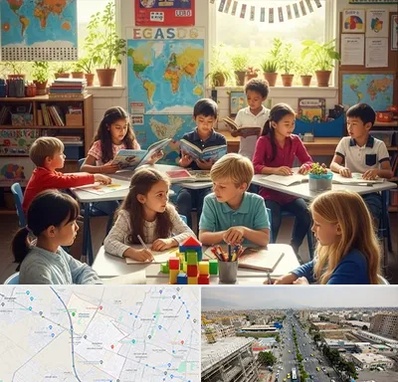 دبستان دو زبانه در حصارک کرج 