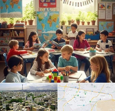 دبستان دو زبانه در منطقه 8 تهران 