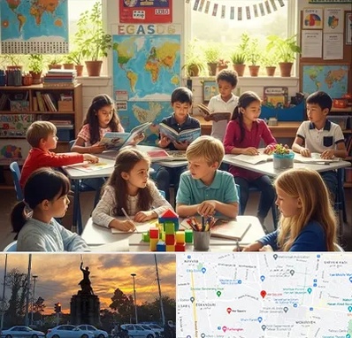 دبستان دو زبانه در میدان حر 