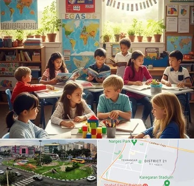 دبستان دو زبانه در تهرانسر 