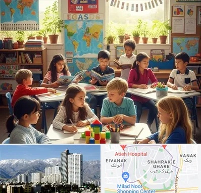 دبستان دو زبانه در شهرک غرب 