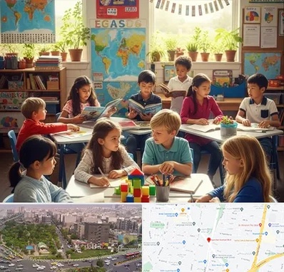 دبستان دو زبانه در آیت الله کاشانی 