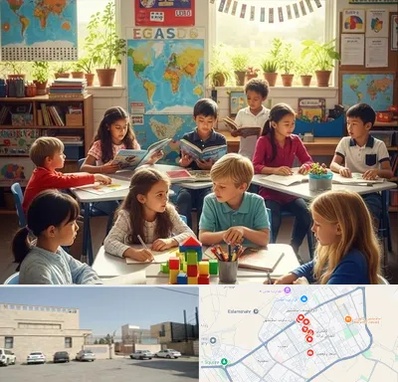 دبستان دو زبانه در نواب اسلامشهر 