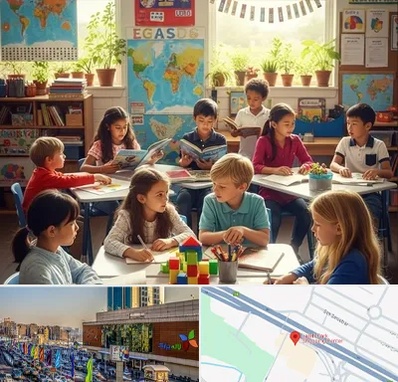 دبستان دو زبانه در لاله پارک تبریز 