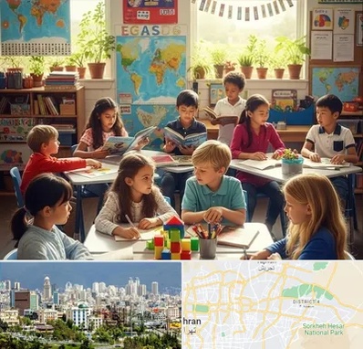 دبستان دو زبانه در شرق تهران 
