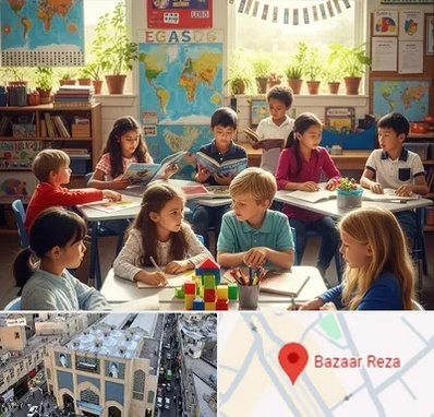 دبستان دو زبانه در بازار رضا مشهد