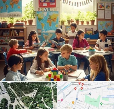 دبستان دو زبانه در سالاریه قم 