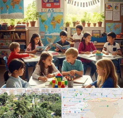 دبستان دو زبانه در منطقه 13 تهران 