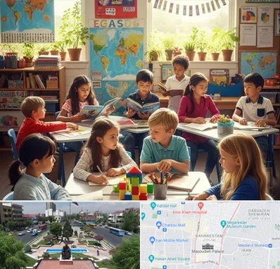 دبستان دو زبانه در بهارستان 