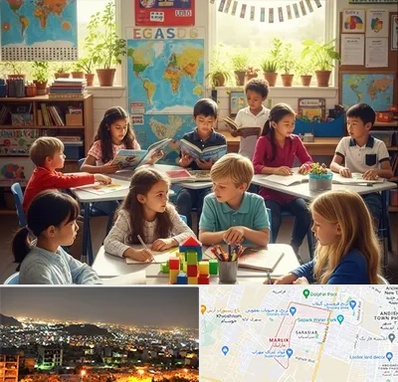 دبستان دو زبانه در مارلیک کرج 