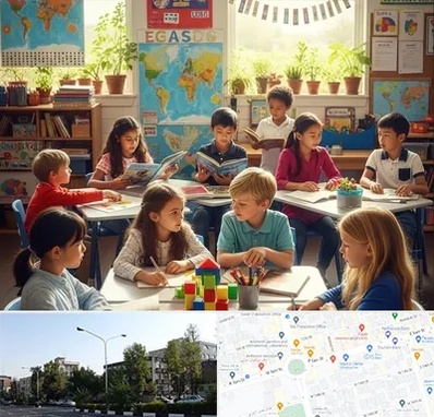 دبستان دو زبانه در میدان کاج 