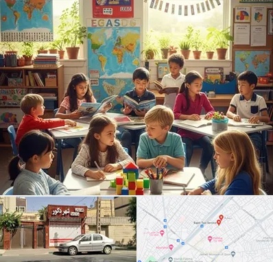 دبستان دو زبانه در باجک قم 