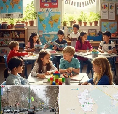 دبستان دو زبانه در نظرآباد کرج 