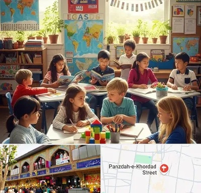 دبستان دو زبانه در 15 خرداد 