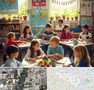 دبستان دو زبانه در منطقه 18 تهران 