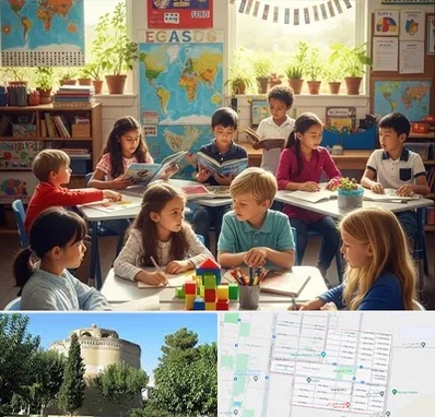 دبستان دو زبانه در مرداویج اصفهان 