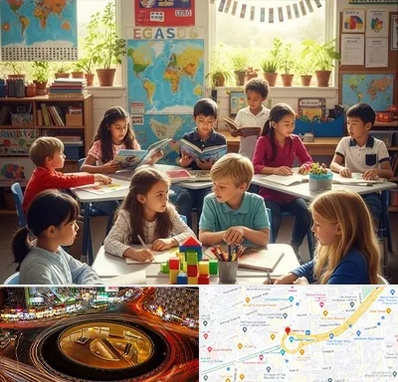 دبستان دو زبانه در میدان ولیعصر 