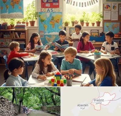 دبستان دو زبانه در شاندیز مشهد 