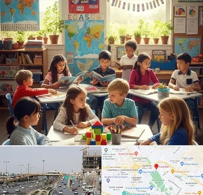 دبستان دو زبانه در بلوار توس مشهد 