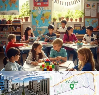 دبستان دو زبانه در سعادت آباد 