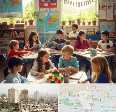 دبستان دو زبانه در منطقه 5 تهران 