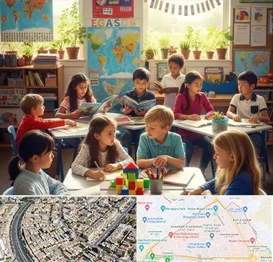 دبستان دو زبانه در شهرک غرب مشهد 