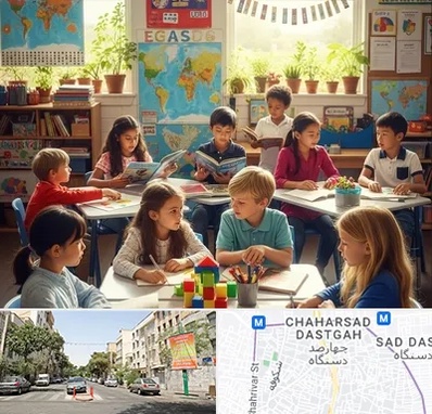 دبستان دو زبانه در چهارصد دستگاه 