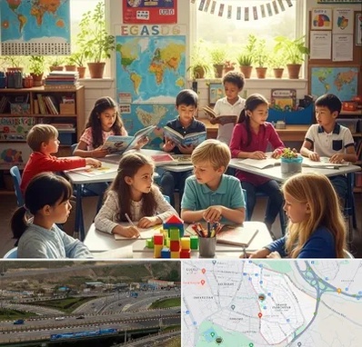 دبستان دو زبانه در یاغچیان تبریز 