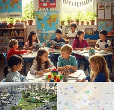 دبستان دو زبانه در کمال شهر کرج 