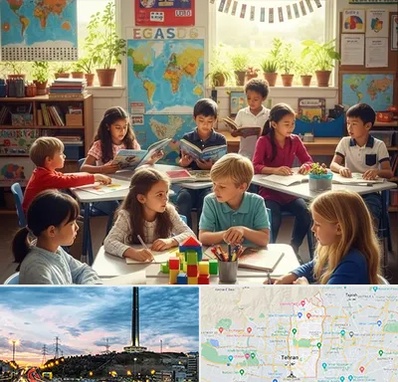 دبستان دو زبانه در منطقه 2 تهران 