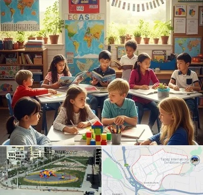 دبستان دو زبانه در مرزداران تبریز 