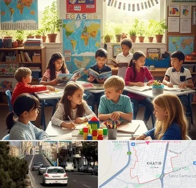 دبستان دو زبانه در خطیب تبریز 