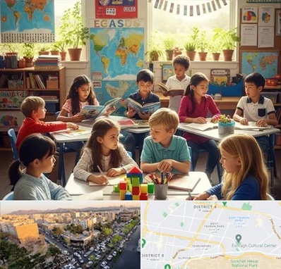 دبستان دو زبانه در تهرانپارس 