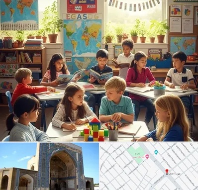 دبستان دو زبانه در مصلی مشهد 